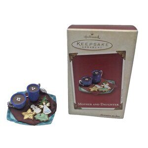 Vintage Hallmark Keepsake Ornament 2003 Mother & Daughter Clip On Christmas
